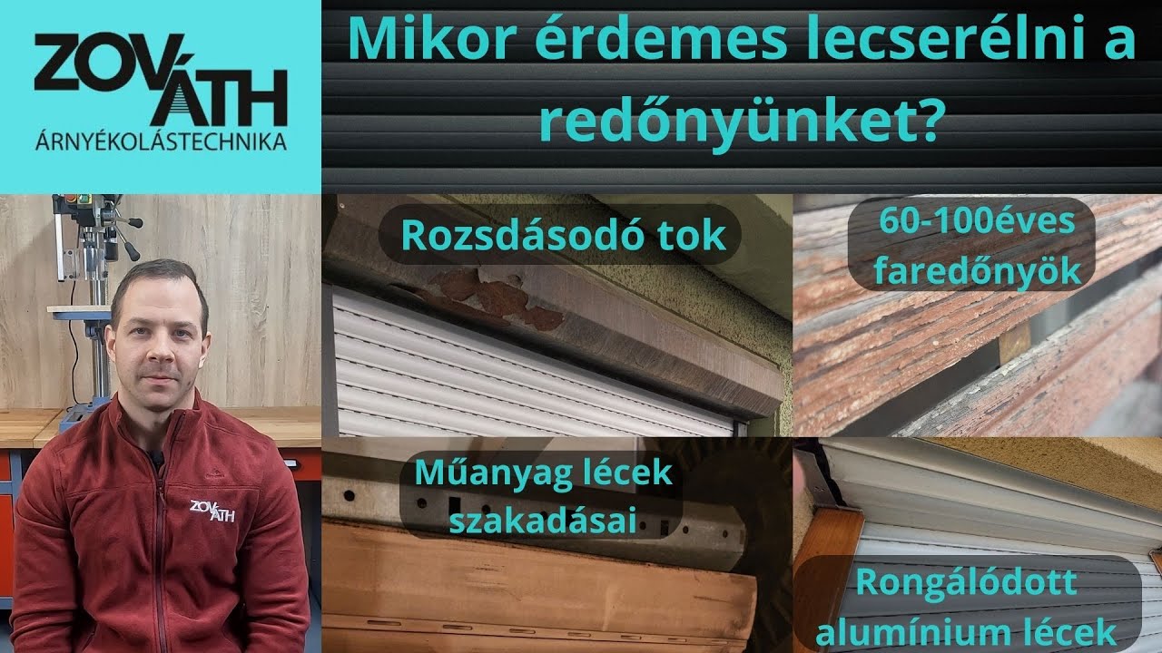 Mikor &eacute;rdemes lecser&eacute;lni a redőny&uuml;nket?