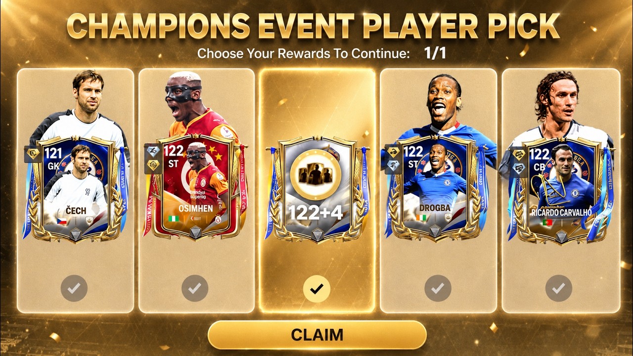 OMG! Luckiest Day Ever As We Packed 122 OVR Drogba, Petr Čech, Osimhen, Palmer From Champions Event!