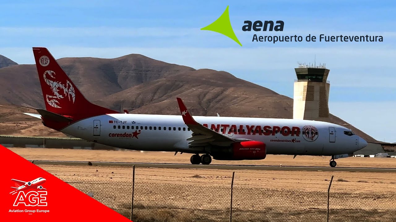 Planespotting 4K | Aeropuerto Fuerteventura | 31.12.2025