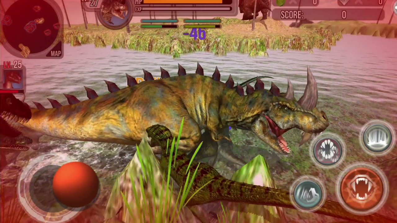 Best Dinomania Games - Hungry Dino 3D Jurassic Adventure Android Gameplay HD