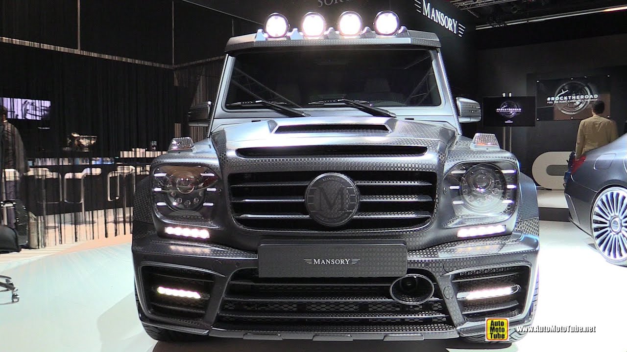 2016 Mercedes G63 AMG Mansory M800 Gronos Black Edition - Exterior, Interior Walkaround