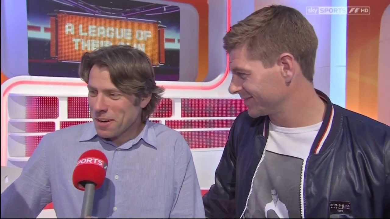 Steven Gerrard & John Bishop supporting Mclaren F1 (HD)