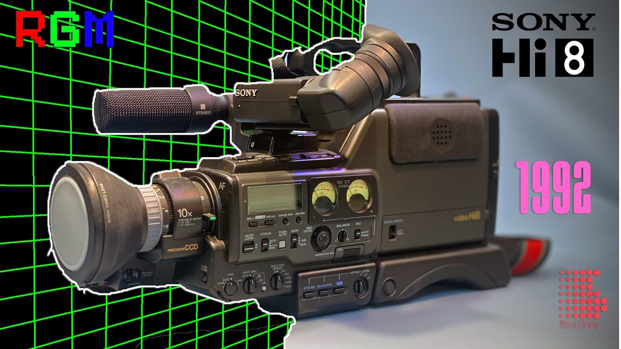 SONY KINGCORDER CCD-V6000E Hi8 MY Favourite Camcoder from the 90's Show and Tell