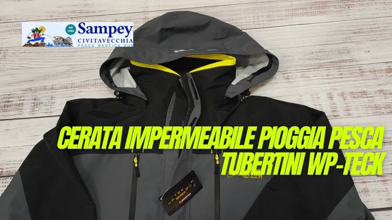 Cerata Impermeabile Pioggia Pesca Tubertini Wp-Teck