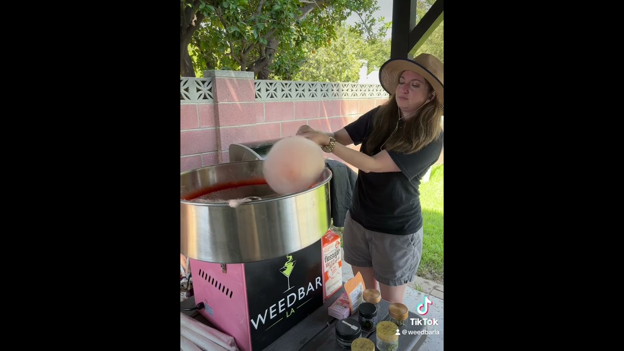 Cannabis Cotton Candy | WeedBar LA | Birthday Parties | Weddings | 420 & 710 | THC & CBD | 21+