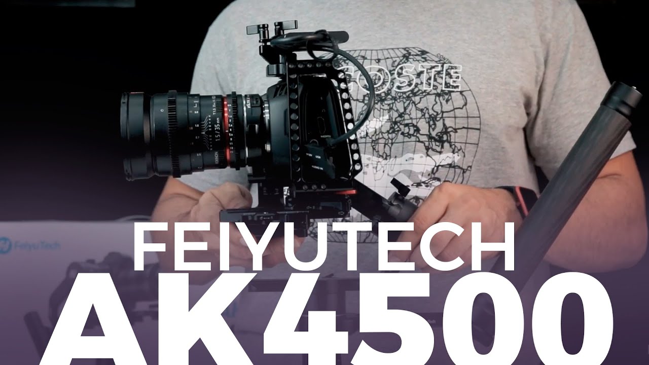 FEIYUTECH AK4500 e BLACKMAGIC CINEMA CÂMERA 4K