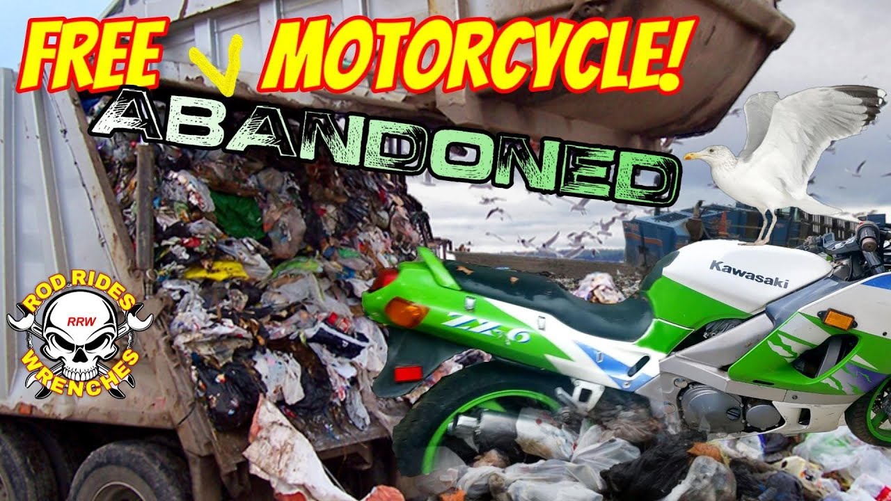 What to do with a FREE Abandoned Motorcycle Kawasaki Ninja ZX-6