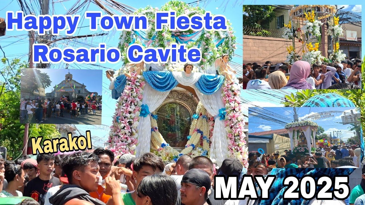 Karakol Ng Fiestang May sa Rosario cavite Town fiesta 
