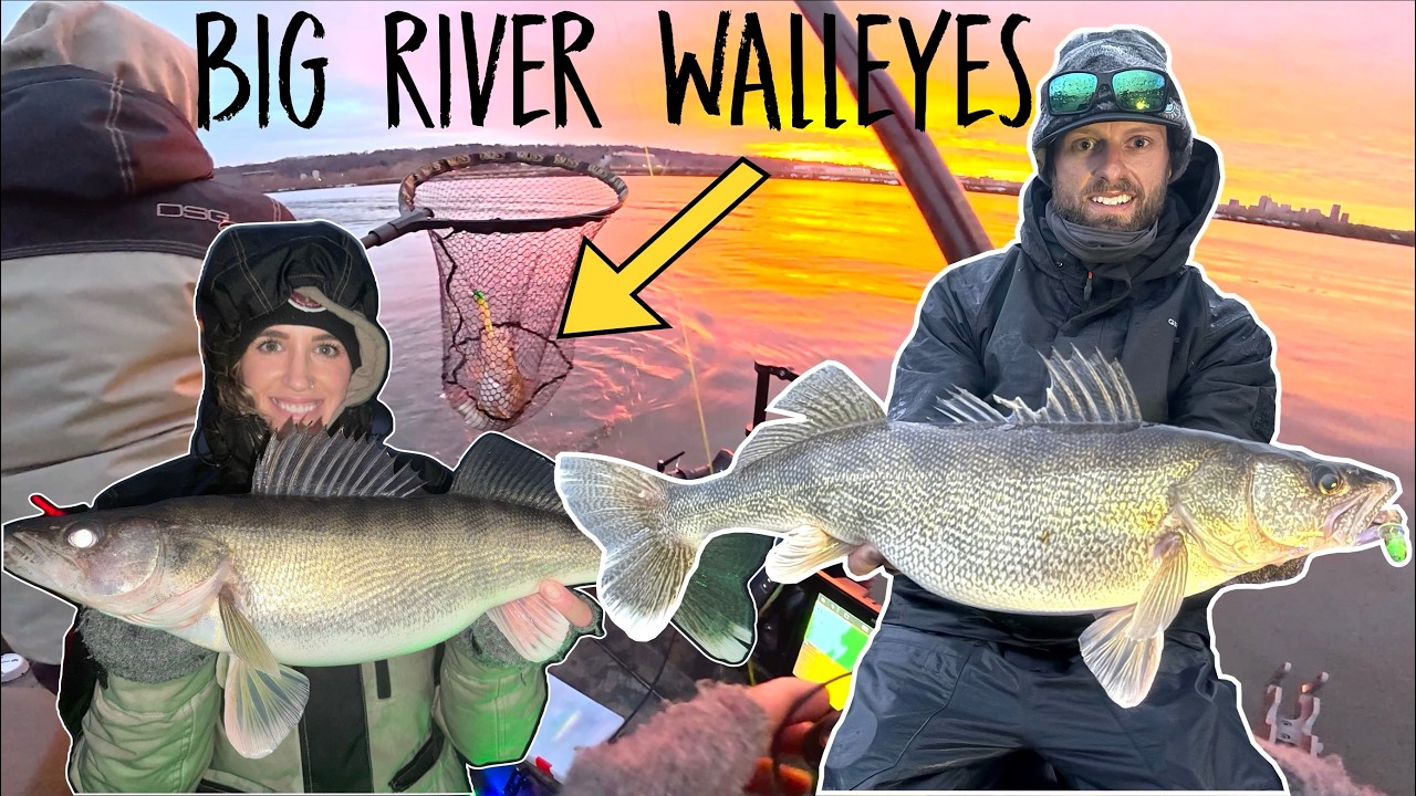 Walleye Fishing SECRET for BIG Spring Walleyes in RIVERS!