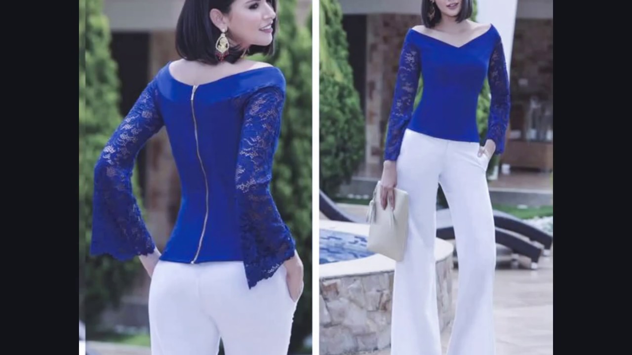 Conjunto de pantal&oacute;n y blusa Casual