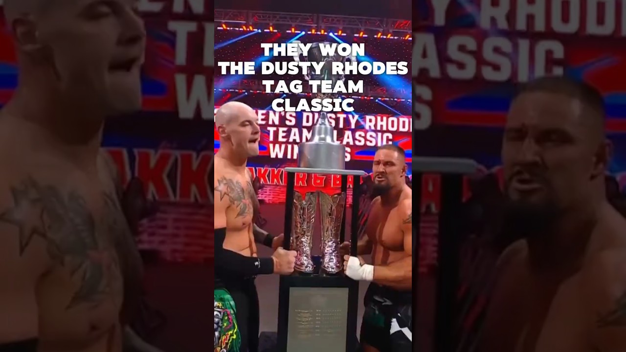 How Bron Breakker and Baron Corbin won the Dusty Rhodes Tag Team Classic #wwe #wrestling #shorts