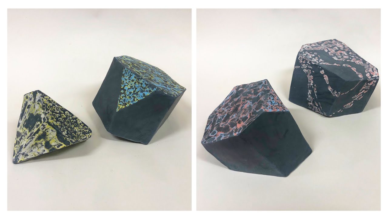 Ceramics - Decorative technique: Marbling