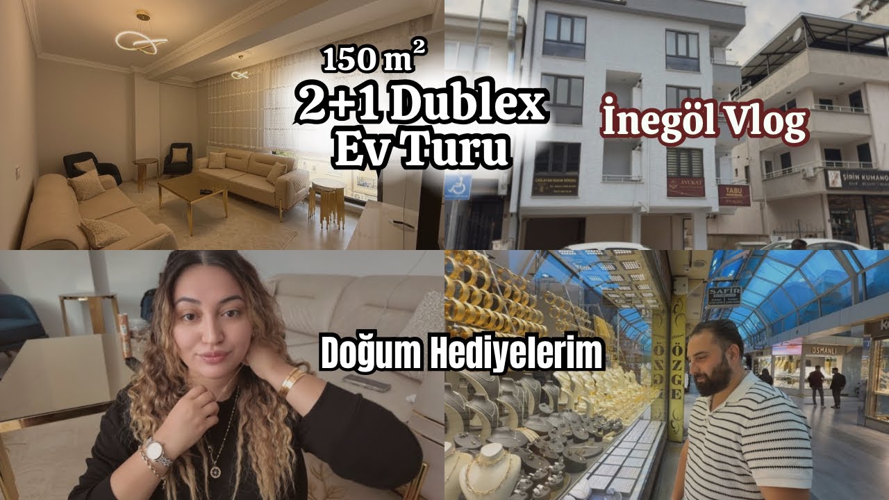 Dev 2+1 Dublex Ev Turu BURSA - İNEGÖL Vlog