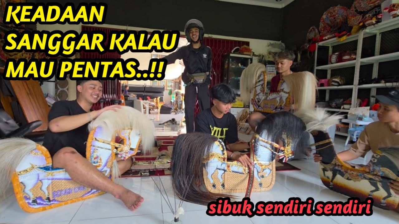 BEGINILAH KEADAAN SANGGAR KALAU MAU PENTAS
