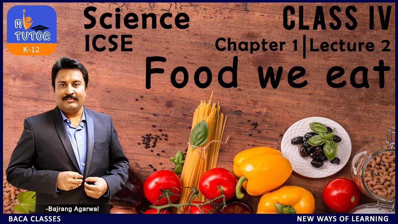 ICSE | Class IV  | Science | Food We Eat | Chapter 1 | Lecture 2