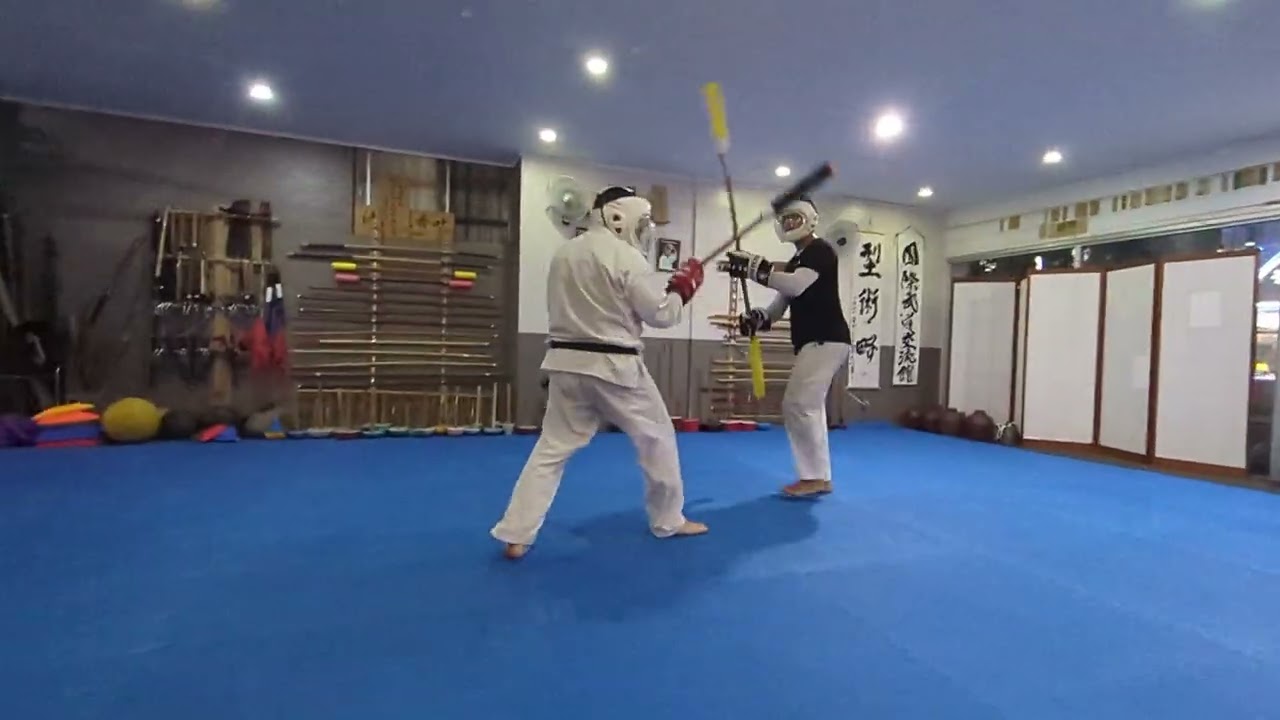 Bo sparring (from the Asato Dojo, Okinawa)