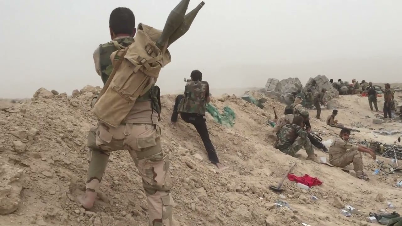 صد تعرض منطقة الفتحه من قبل ابطال الحشد الشعبي سنه 2015 صلاح الدين
