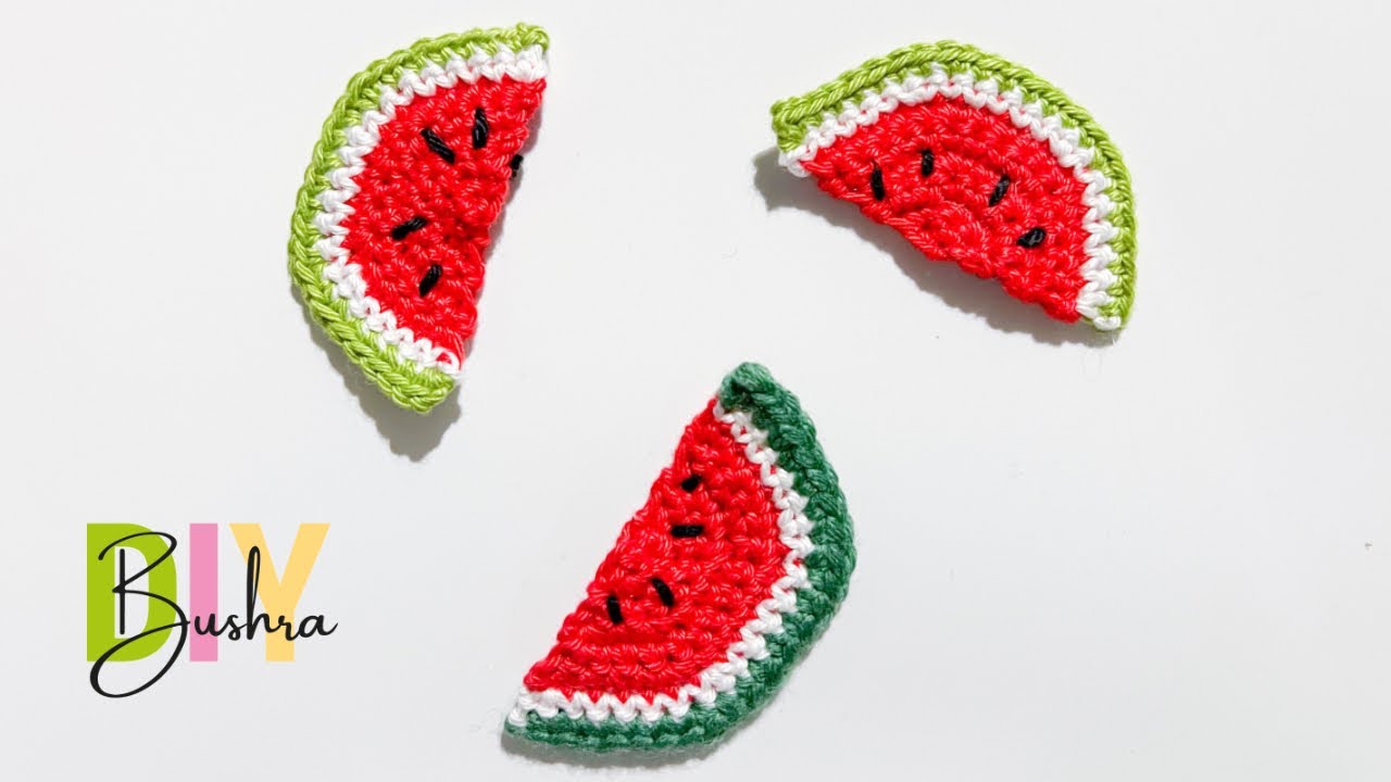 H&auml;kelanleitung Obst | Wassermelone | H&auml;keln f&uuml;r Anf&auml;nger | DIY | Selbermachen
