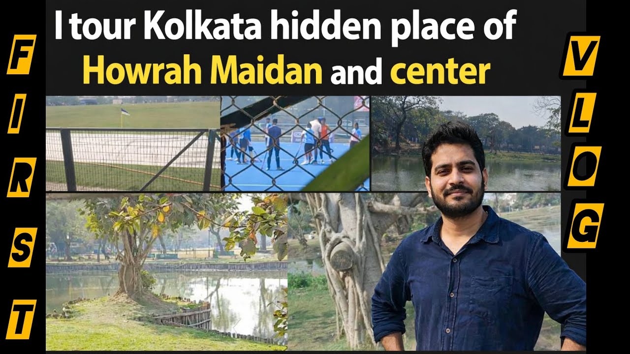 I tour kolkata hidden place of Howrah Maidan and center #firstvlog #secondtry 
