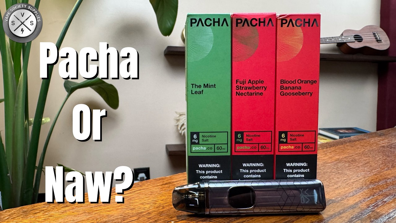 Пробую синтетические никотиновые соли Pacha