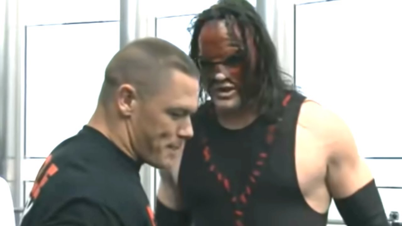 John Cena and Kane clash in Dubai during a press conference