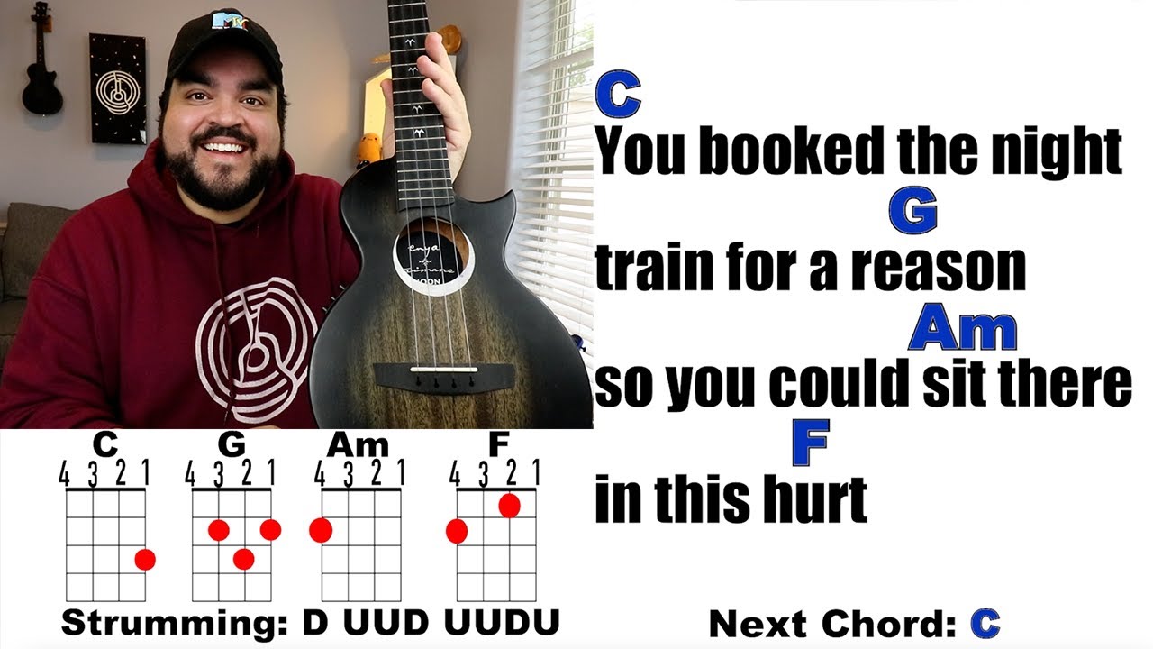 CHAMPAGNE PROBLEMS - Taylor Swift (Ukulele Play Along with Chords and Lyrics)
