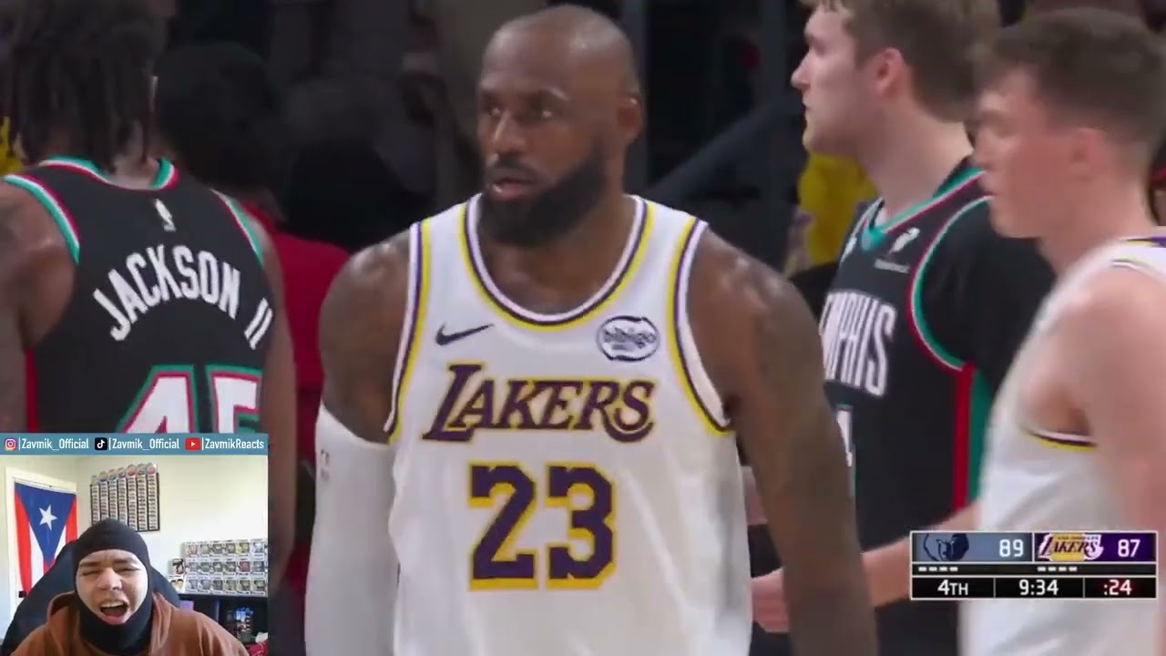 Zav React to LAKERS vs GRIZZLIES | Full Game Highlights | 1/4/26