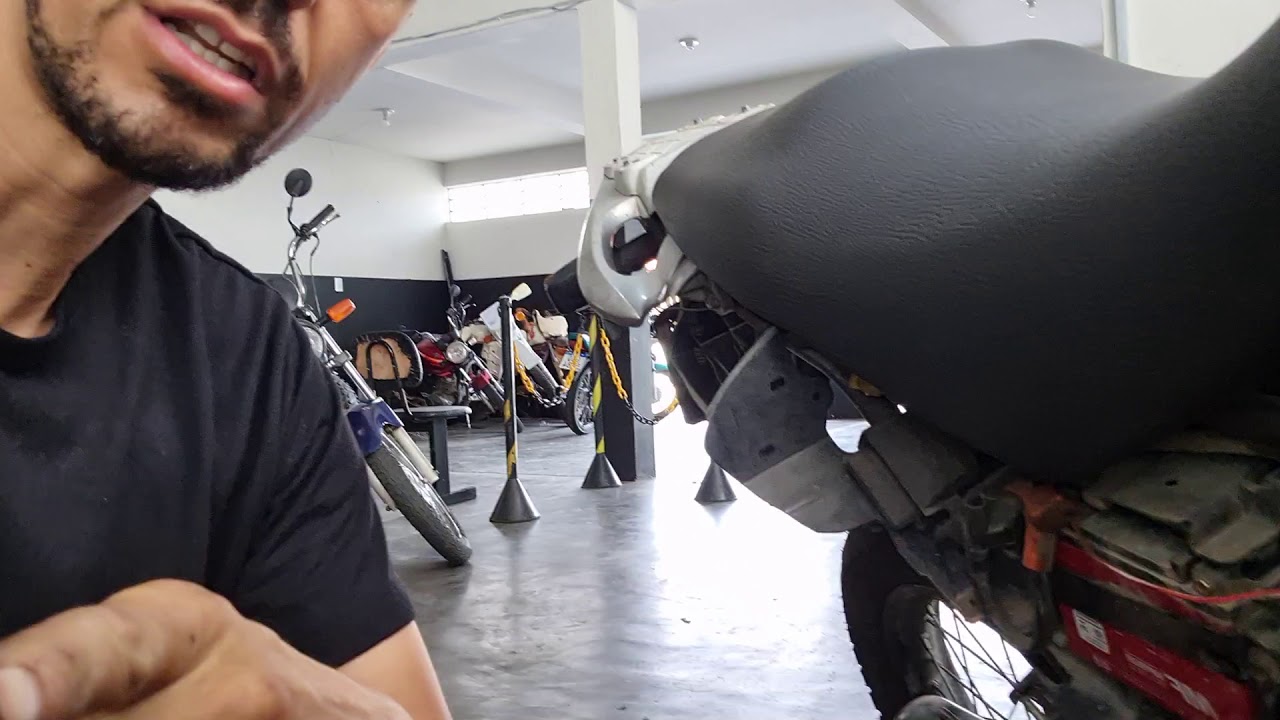 troca da bomba de combustível xre/falcon