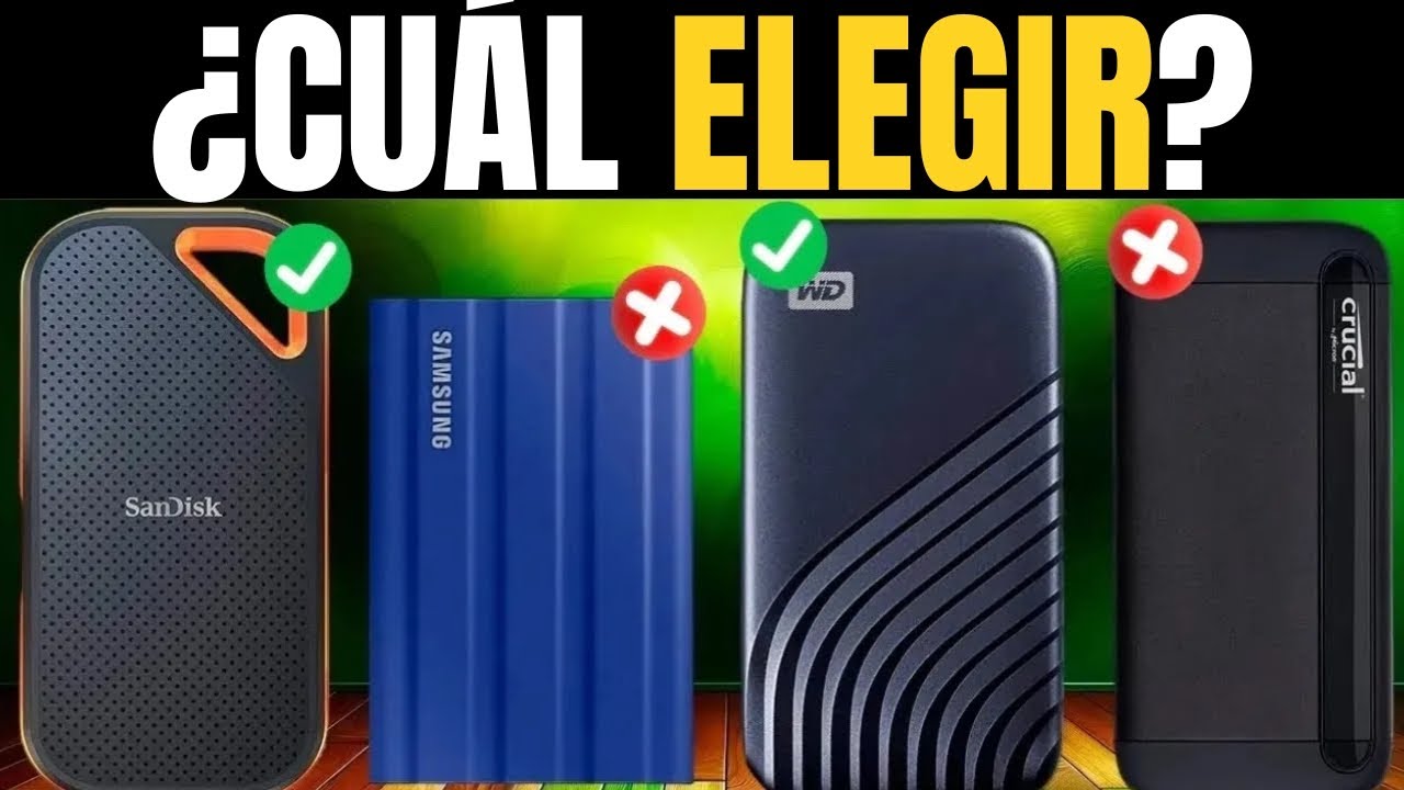 😲 Los 5 Mejores Discos Duros Externos SSD de 2026 [NO compres uno ANTES de VER ESTO]