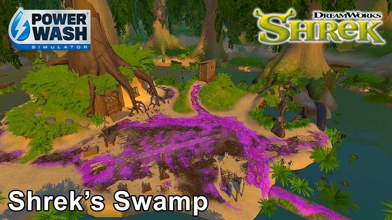 PowerWash Simulator - Shrek&rsquo;s Swamp - Oddly Satisfying - Shrek Special Pack DLC
