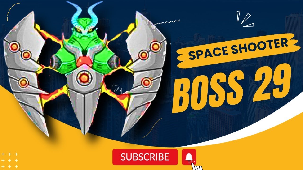 Space Shooter Galaxy Attack Boss Level 29 | Boss 29 Fight- Gameplay IOS & Android