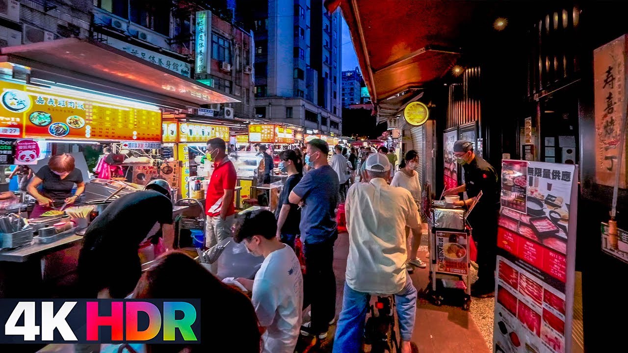 【台北中山】40年代最繁華商圈-晴光商圈/雙城街夜市｜4K HDR｜The Busiest Market in Taipei in the 1940s - Qingguang Market