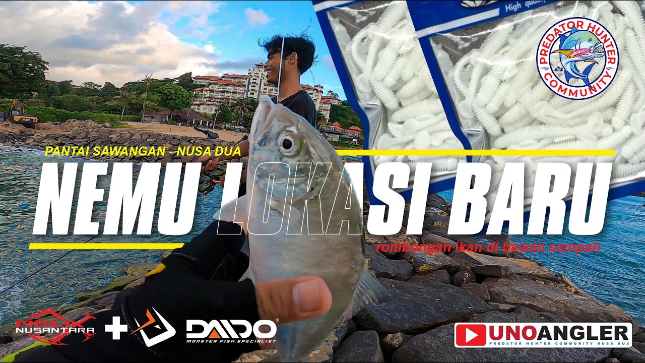 NEMU LOKASI BARU BABY GT di pantai sawangan #relixnusantara #daidofishingteam #fishing #nusaduabali