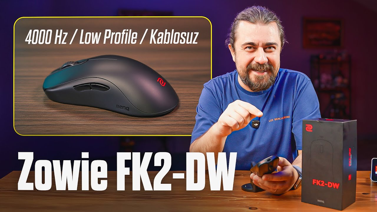 4000Hz Kablosuz Güç! Zowie FK2-DW’yi Test Ettik!