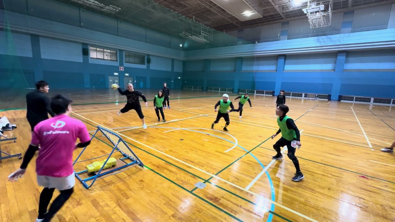2026/3/12 練習③ チュックボール　tchoukball
