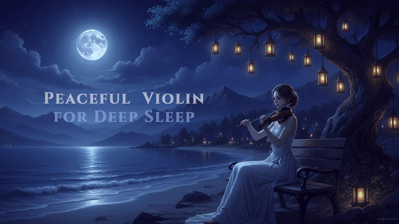 Soft Violin Instrumental to Fall Asleep Fast 😴 | Peaceful Night Music for Full Rest