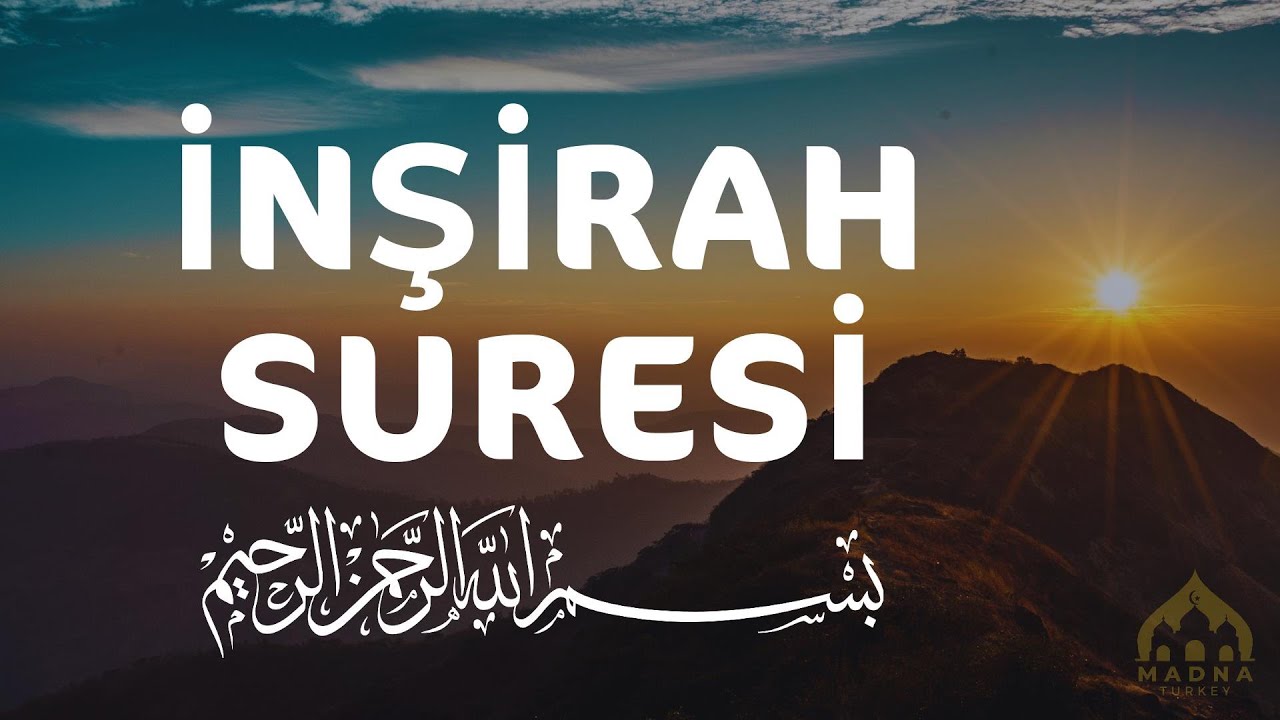 İnşirah Suresi 1000 tekrar - Kur'an-ı Kerim Rukye - Senin göğsünü açıp genişletmedik mi?