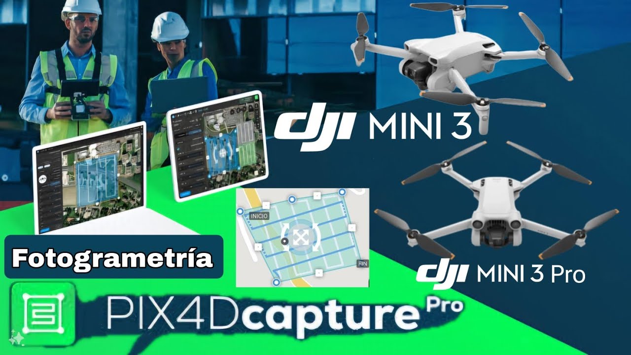 DJI MINI 3 и PIX4D для фотограмметрии — 3D-моделирование, ортофотосъёмка на испанском языке