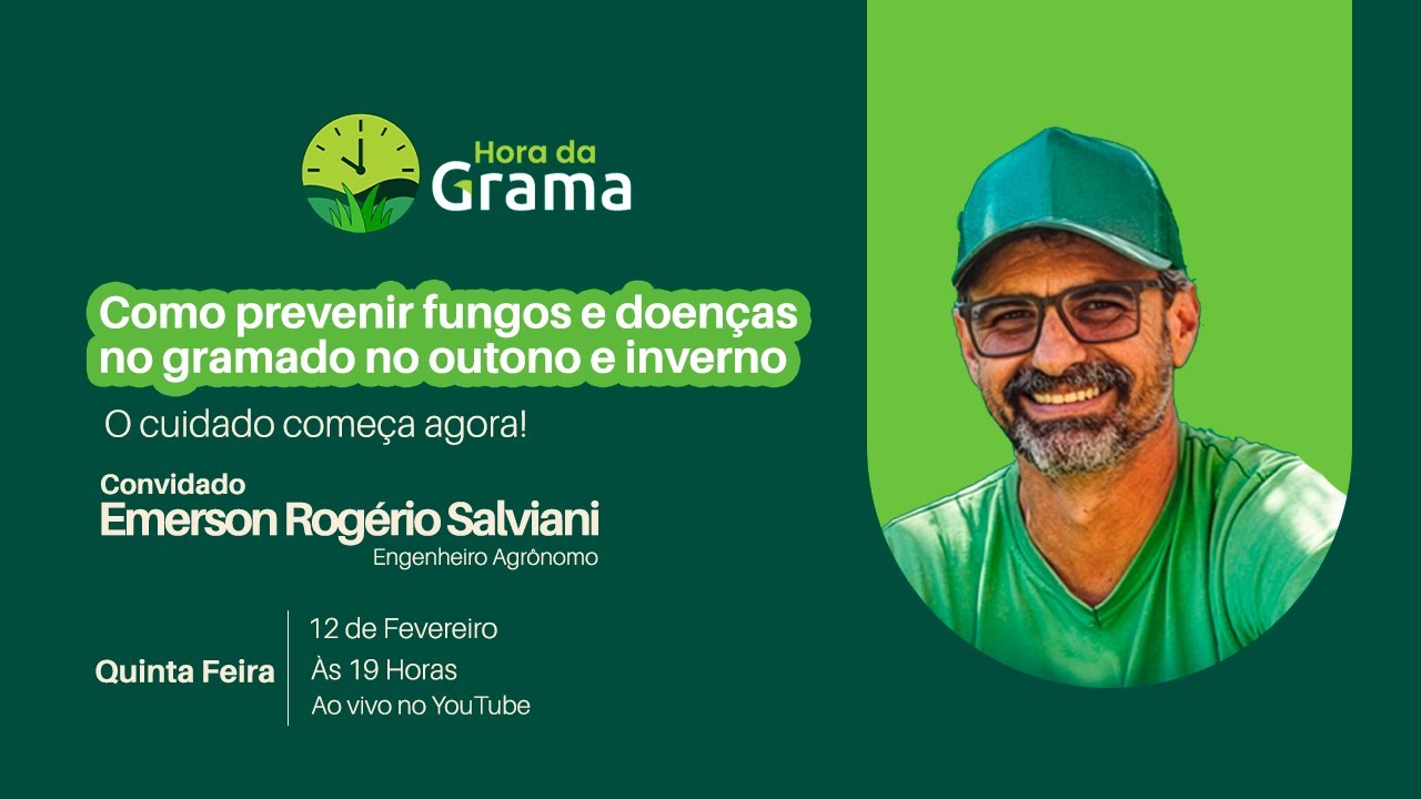 Como prevenir fungos e doenças no gramado no outono e inverno - Emerson Rogério Salviani