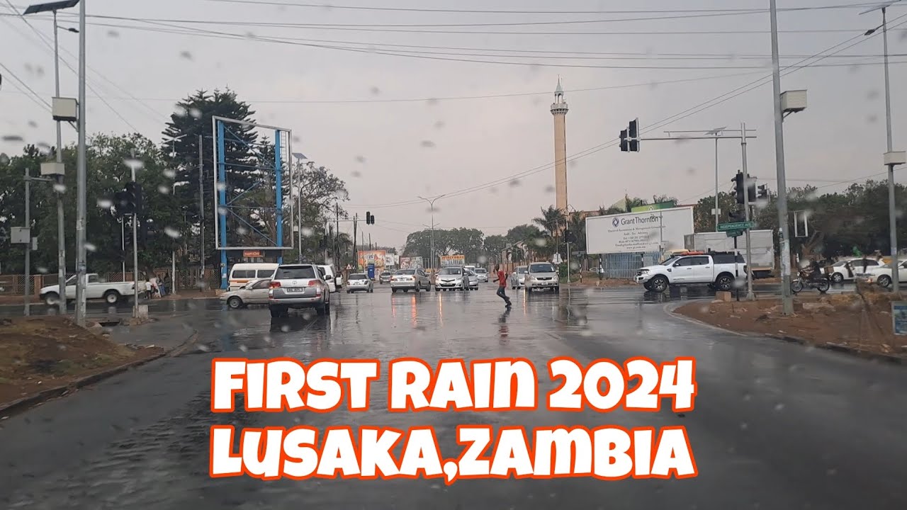 First Rain 2024 in Lusaka Zambia || @saiyedmusarratali