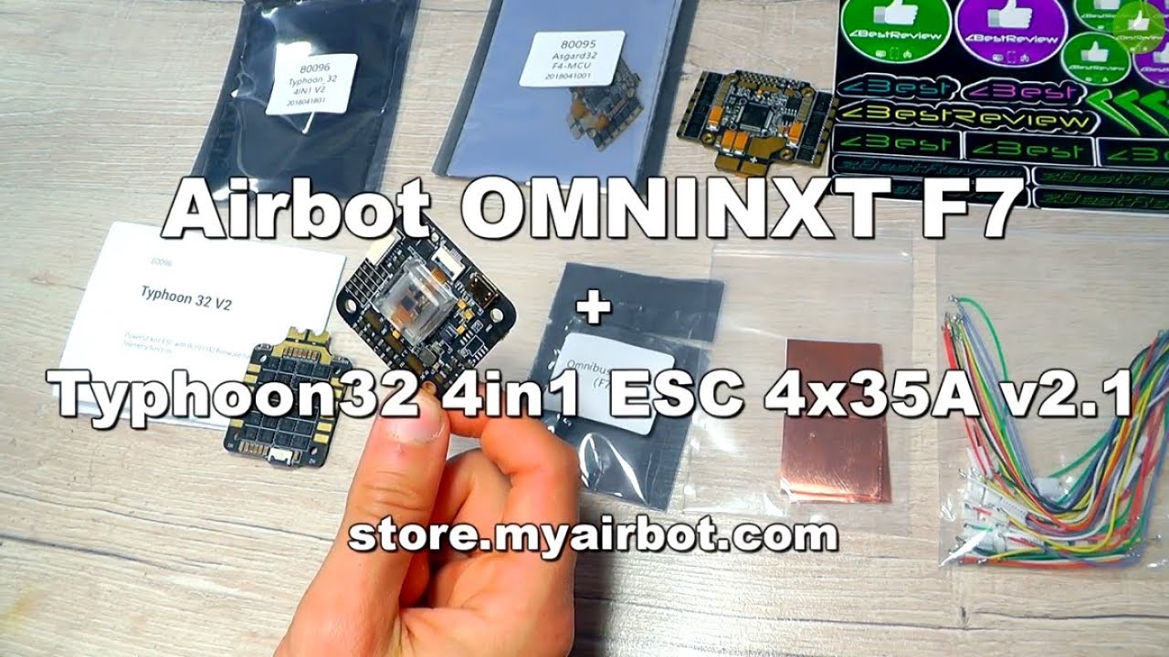 ✔ Самый Жир! Airbot OMNINXT F7 + Typhoon32 4in1 ESC 4x35A !