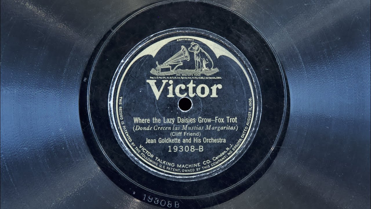 Where the Lazy Daisies Grow • Jean Goldkette and His Orchestra (EMG Mark Xb Oversize Gramophone)