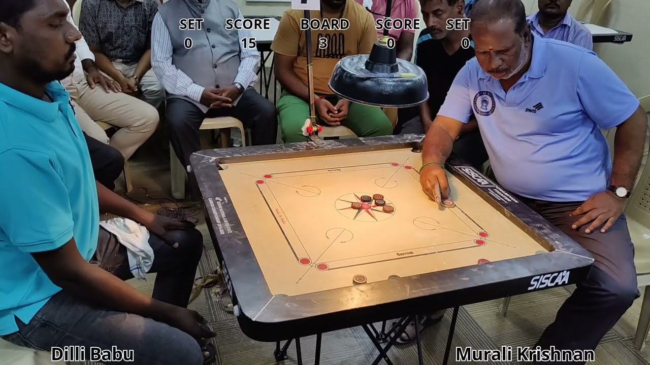 Finals | Dilli Babu vs MuraliKrishnan | YMCA Annual Carrom Championship 2024 #carromunlimited #best