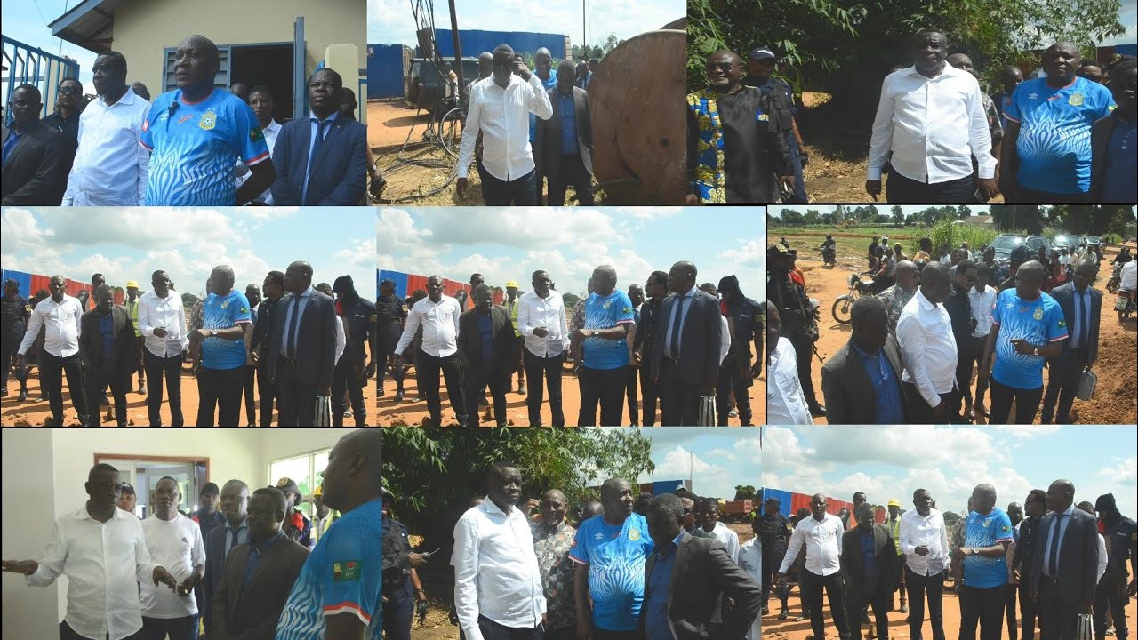 Arrivé et visite de matériels dela 13ème conférence par le gouverneur Philippe akamituna ndolo.