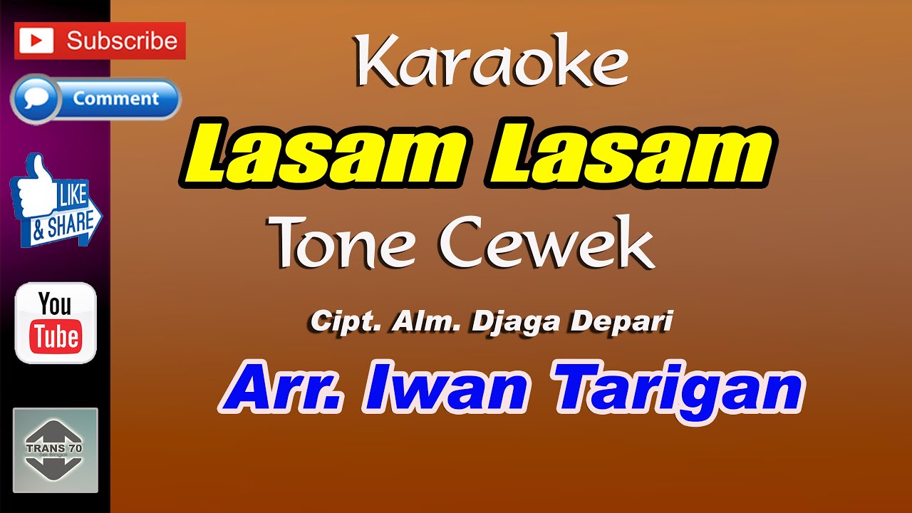 Karaoke Lagu Karo  Lasam Lasam Cewek