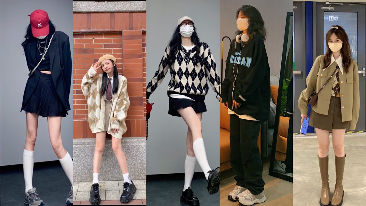 CHINESE TIKTOK MIX & MATCH | TIKTOK FASHION VIDEOS | PHỐI ĐỒ THU ĐÔNG