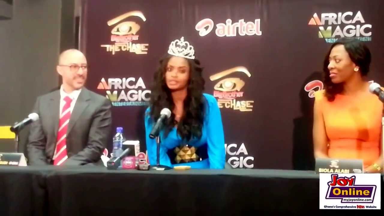 Watch the press conference of Big Brother Africa (The Chase) winner Dillish