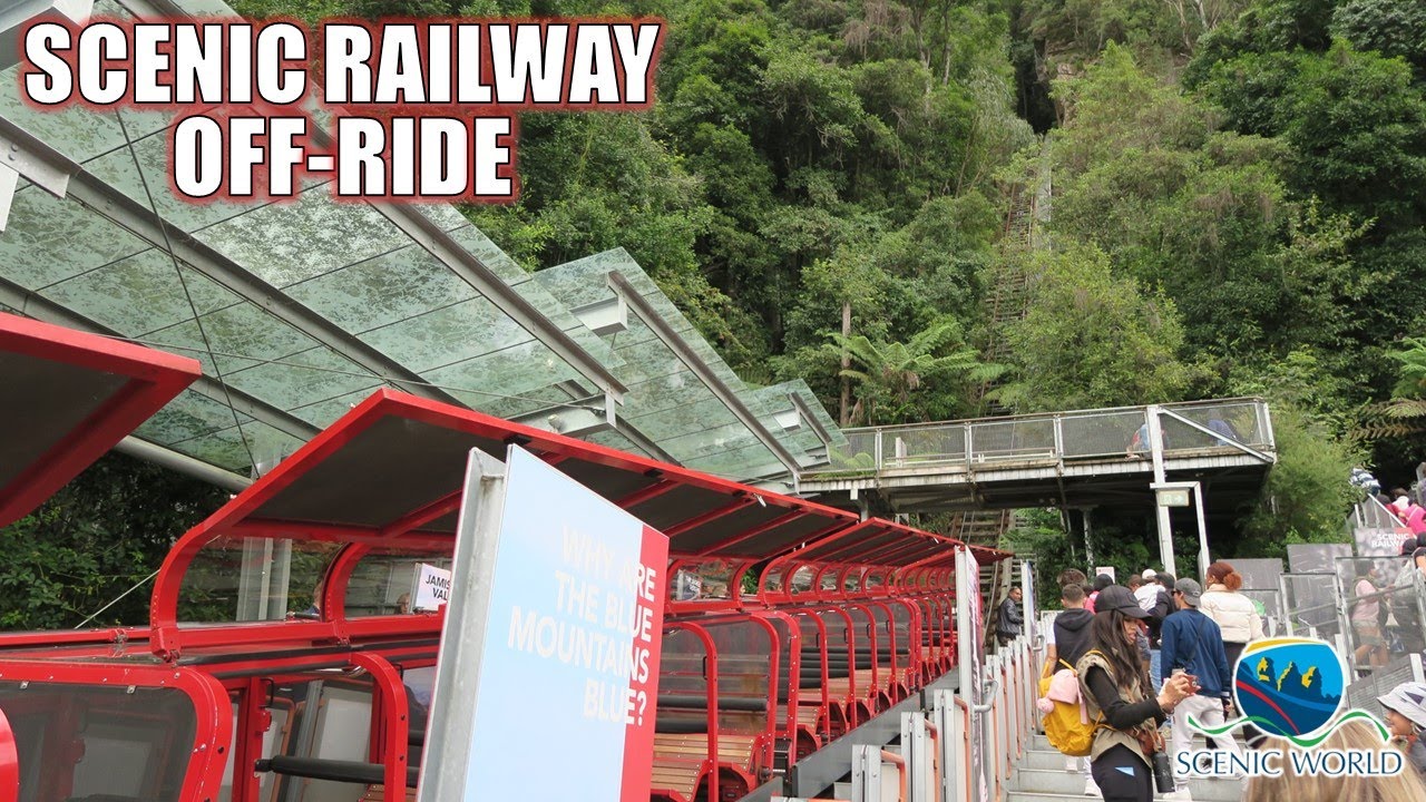 Scenic Railway Off-Ride Footage, Scenic World Incline Railway | Non-Copyright