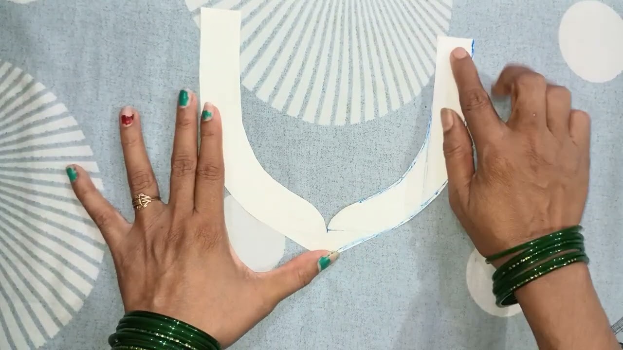 Two neck design cutting with simple tricks.