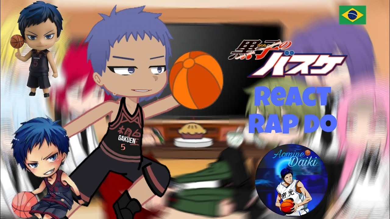 🏀 | 𝓖eração dos milagres + Kagami react rap do Aomine | 🏀 ᵛⁱᵈᵉᵒ ʳᵉᵃᵍⁱᵈᵒ ⁿᵃ ᵈᵉˢᶜʳⁱᶜ̧ᵃ̃ᵒ ^^
